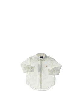 Camicia in cotone POLO BOYS PANNA 4