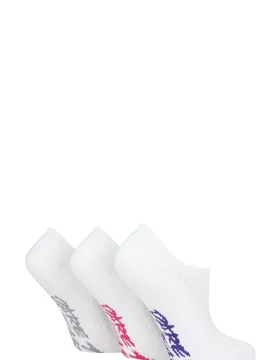 Women's 3 Pair Dare to Wear Plain Bamboo No Show Socks White 4-8 Ladies - White - Size: Small - SockShop - FashionsVida