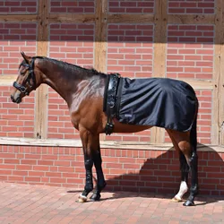 Longierdecke RAIN 50 schwarz 145