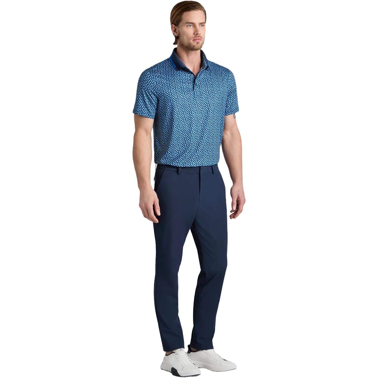 Polo Triple/G Tech, navy/grün/hellblau m - G/FORE - FashionsVida