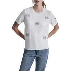 Dkny Pull Dj6r0242 Ivory S Femme