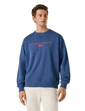 Felpa Summer Seasonal Logo Washed Navy Blue XL