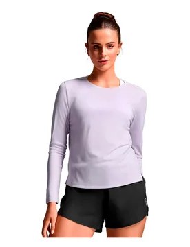 Maglietta A Maniche Lunghe Aero Mesh Virtual Violet S - 2XU - FashionsVida