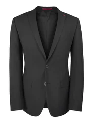 Slim-Fit Baukasten Sakko Schwarz 28