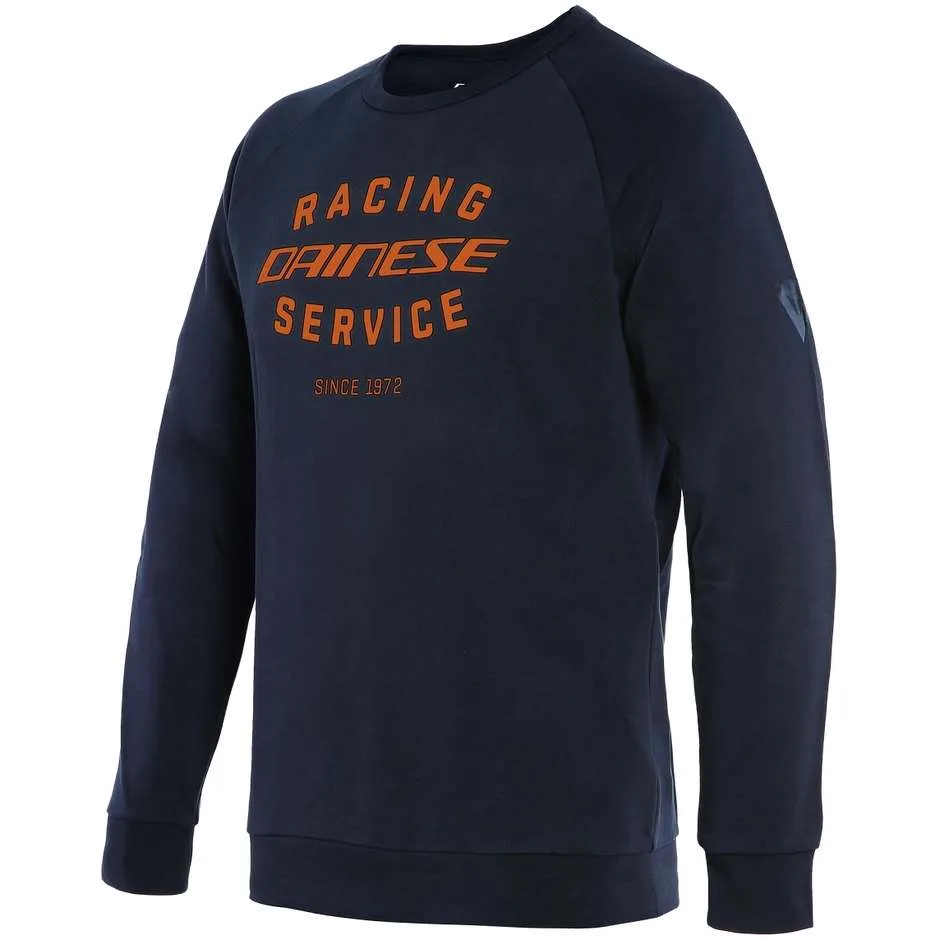 Felpa PADDOCK SWEATSHIRT Nero Arancio taglia 3XL - Dainese - FashionsVida