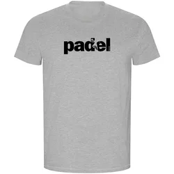 Word Padel Eco Short Sleeve T-shirt Heather Grey M