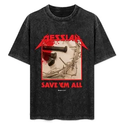 Messiah Save Em All (Heavy Crusade) T-Shirt All Match Print Short Sleeve Top