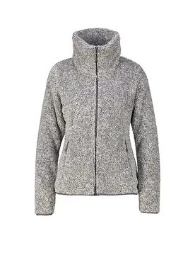 Giacca in pile da donna Narbonne 2.0 grigio chiaro 46 - Meru - FashionsVida