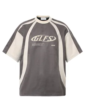 Vintage Suede T-Shirt Graphic Printed Patchwork Racing Sports Tshirt Streetwear Men Hip Hop Harajuku Baggy Short Sleeve Tops Tee - Aliexpress - FashionsVida