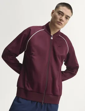 TRACK TOP SST PREMIUM S Maroon - Adidas - FashionsVida