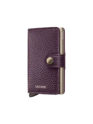 Portafoglio - Miniwallet Pebble grape rosso scuro