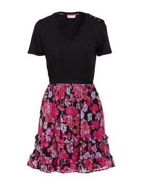 Minivestido Mujer Negro 38 Mujer
