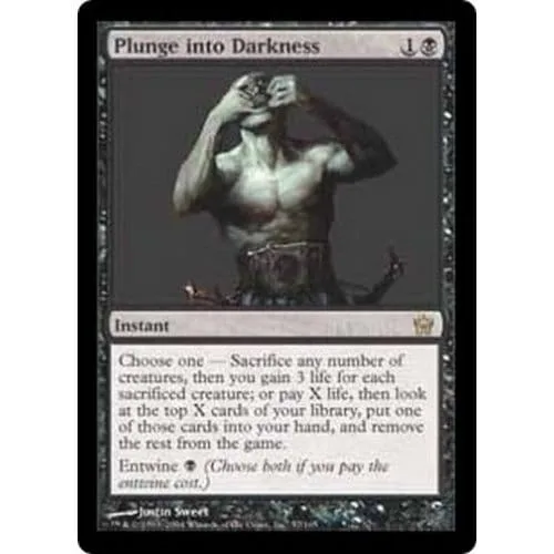 Plunge into Darkness (foil) Fifth Dawn - Magic: The Gathering - FashionsVida
