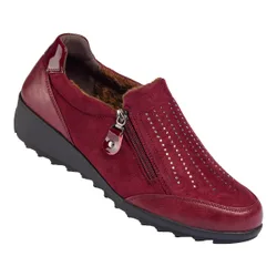Wärmehalbschuh "Rita" rot 42 Damen