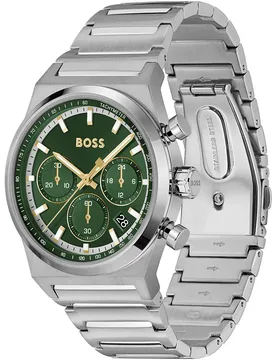 Montre 1514220 41mm Silver / Green One Size - BOSS - FashionsVida