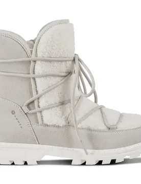 Lumottu Damen Apres-Schuhe, weiß, Größe 40 40