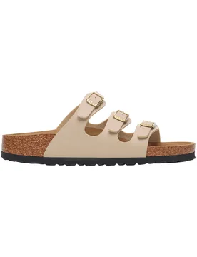 Sandales légères - Florida Birko-Flor Narrow Sandcastle en Cuir - Taille 37 - Beige - Birkenstock - FashionsVida