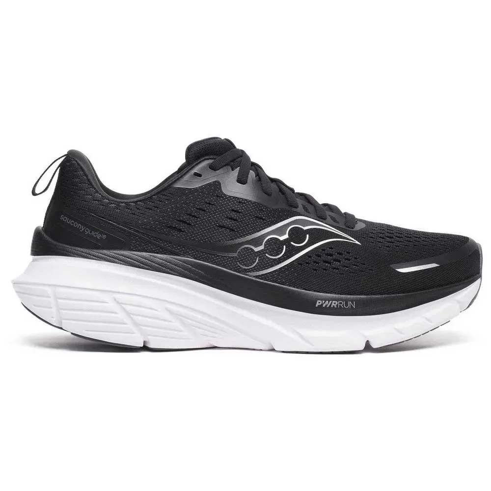 Scarpe Da Running Guide 18 Black / White EU 45 - Saucony - FashionsVida
