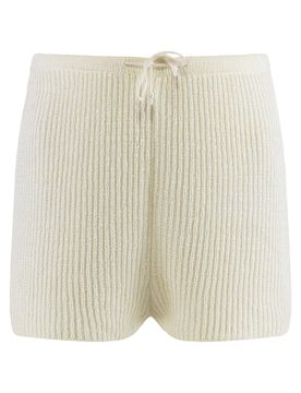 Le Kasha DARAW Linen Crochet Short