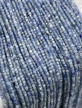 Strands 2.5mm Natural Blue Kyanite Quartz Square-shaped. Loose Beads 15" Strand Jewelry Making DIY - Aliexpress - FashionsVida