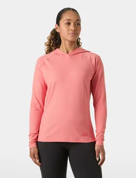 Women's Tyri Hoodie Pink L - Sunset Pink - Female - Helly Hansen - FashionsVida