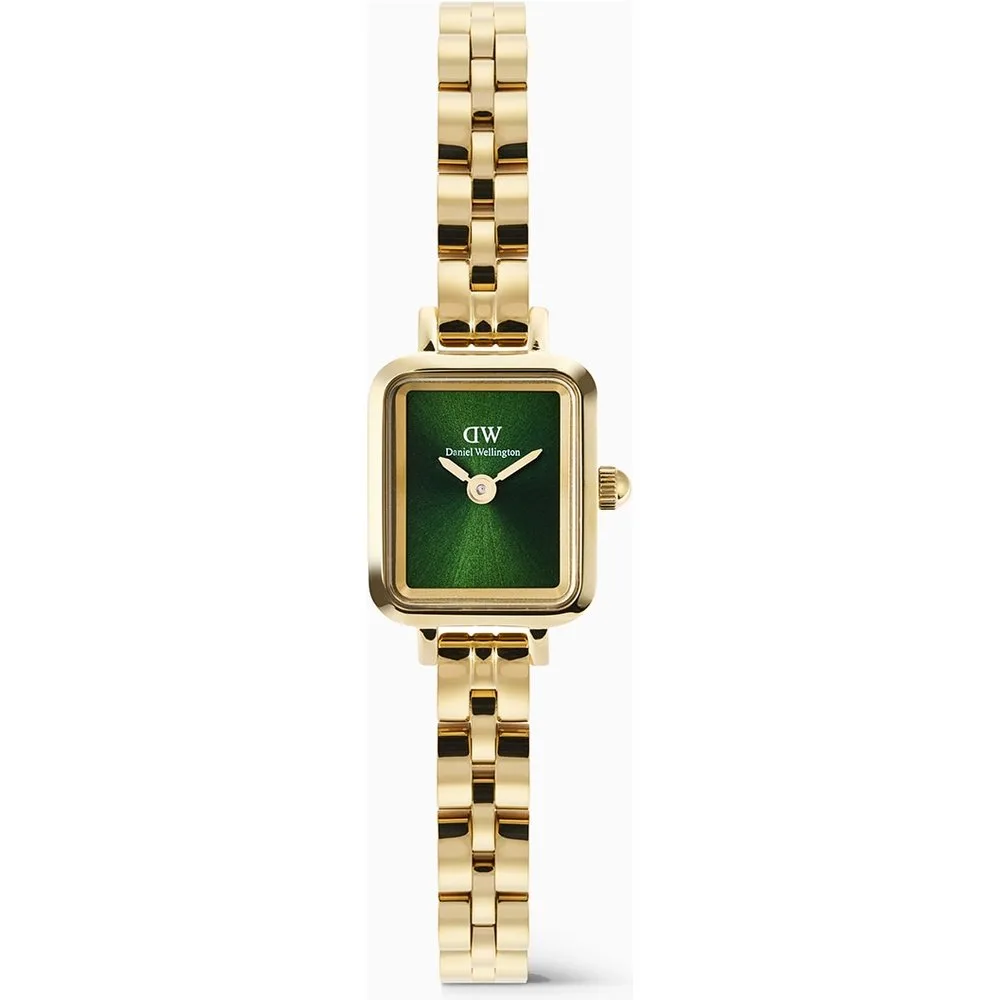 Reloj de mujer Petit Mini Quadro Arch DW00100852 de acero dorado - Daniel Wellington - FashionsVida