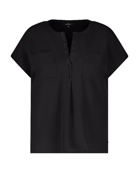Blusenshirt schwarz 44 damen - monari - FashionsVida