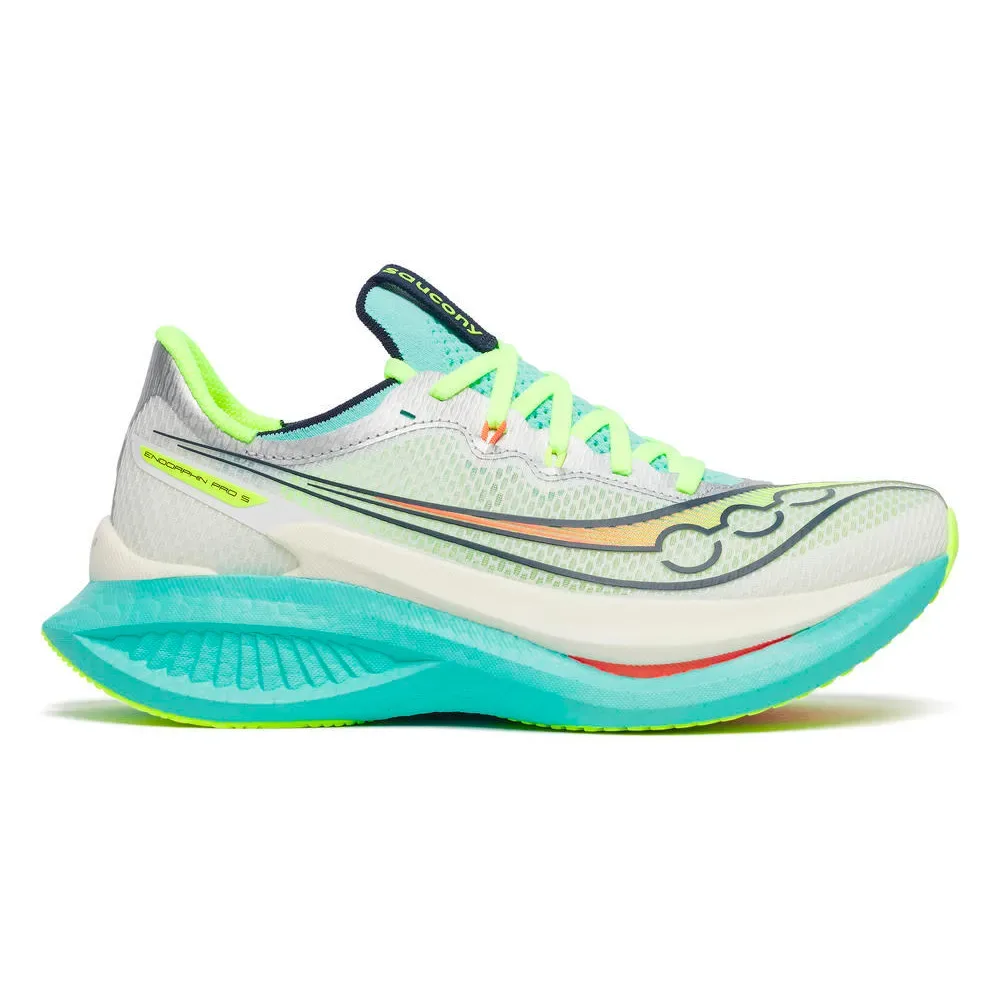 Scarpe Da Running Endorphin Pro 5 White / Splash EU 39 - Saucony - FashionsVida