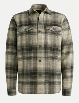 Relaxed-Fit Overshirt mit Karomuster Grau 3XL