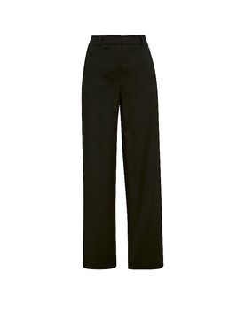 Pantalones de talle alto negro 46