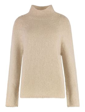The (alphabet) Cashmere Turtleneck Sweater - Ribbed Knit