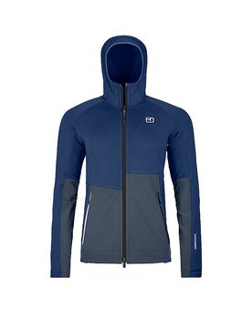 Veste polaire à capuche Ribs bleu marine M