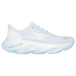 Skx Aero Wave Burst Running Shoes White Textile / Light Blue Trim UK 5 Women