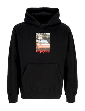 Felpa Cappuccio Uomo Amen Hoodie Black