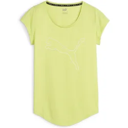 Performance Heather CAT Damen T-Shirt, grün XL