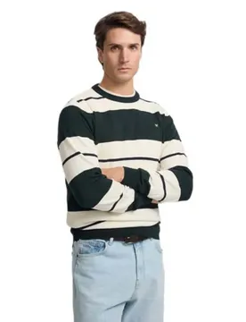 Maglione 1020803335 Wide Stripes Green S