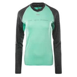 Maglia A Maniche Lunghe Zulu Mtb Lds Opal / Forest Night