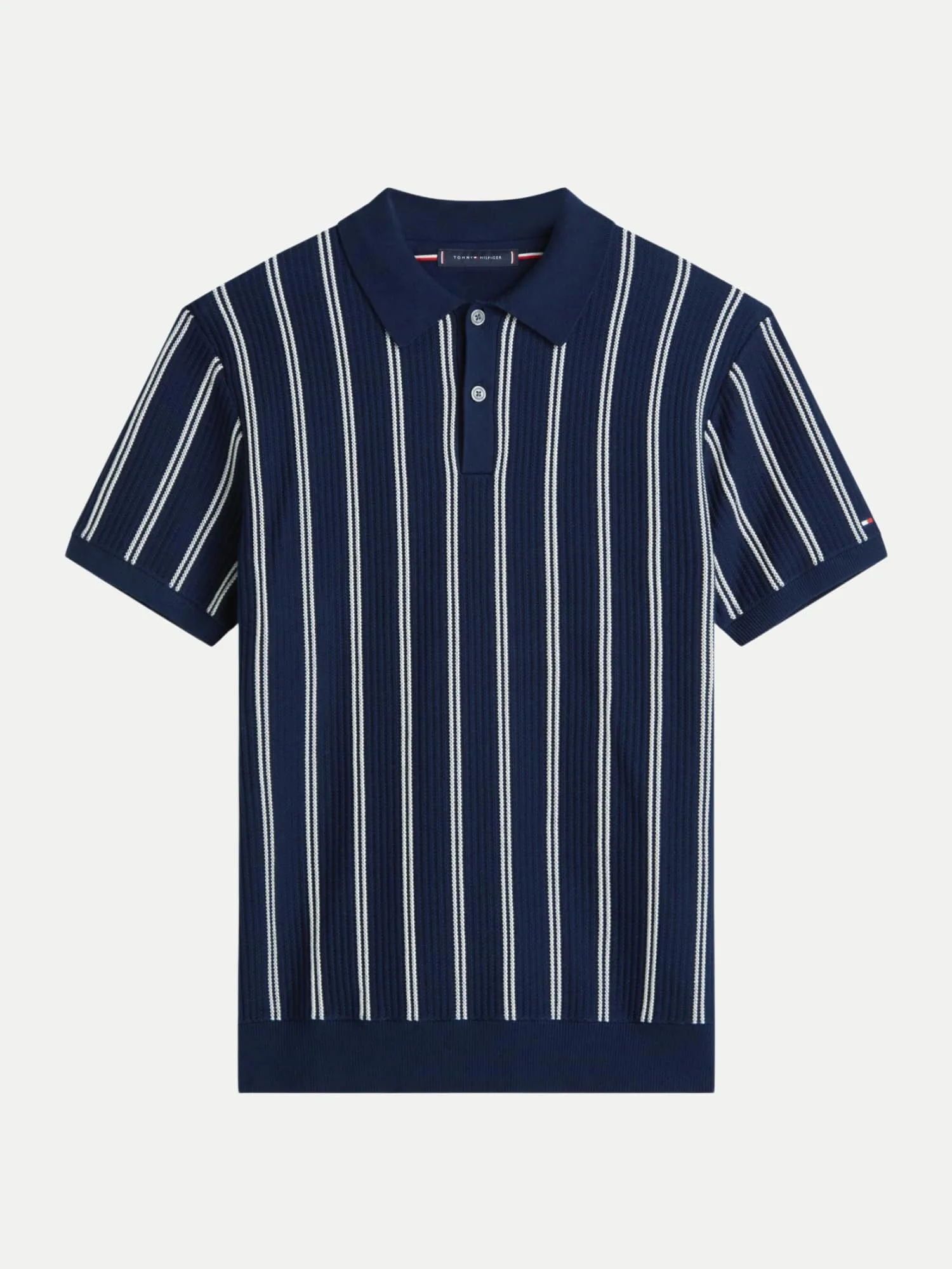 Strick Polohemd Blau XXL - Tommy hilfiger - FashionsVida