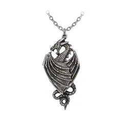 Gothic Halskette - Racla Dragonistii - silberfarben - Unisex - unisex