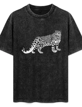 Snow Leopard T-Shirt Work Utility Casual Tee Shirt - Aliexpress - FashionsVida