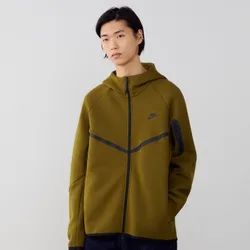 Jacket Tech Fleece Fz vert/noir s