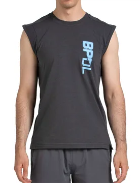 Irixoa Sleeveless T-shirt Antracita 2XL - Bullpadel - FashionsVida