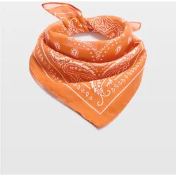 Pañuelo bandana de mujer con flores
