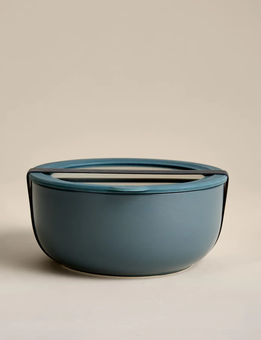 M&S Ceramic Storage Container Blue - M&S - FashionsVida