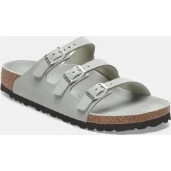Sandalias de mujer Florida en cuero natural de nobuck