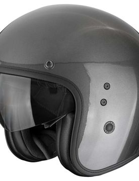 Casco Moto Jet BELFAST EVO SOLID Grigio Metallizzat taglia M