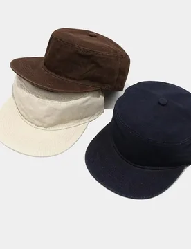 Retro Solid Color Flat Top Hat Casual Style Versatile Peaked Cap Flat Brim Cotton Baseball Cap Versatile Use - Aliexpress - FashionsVida