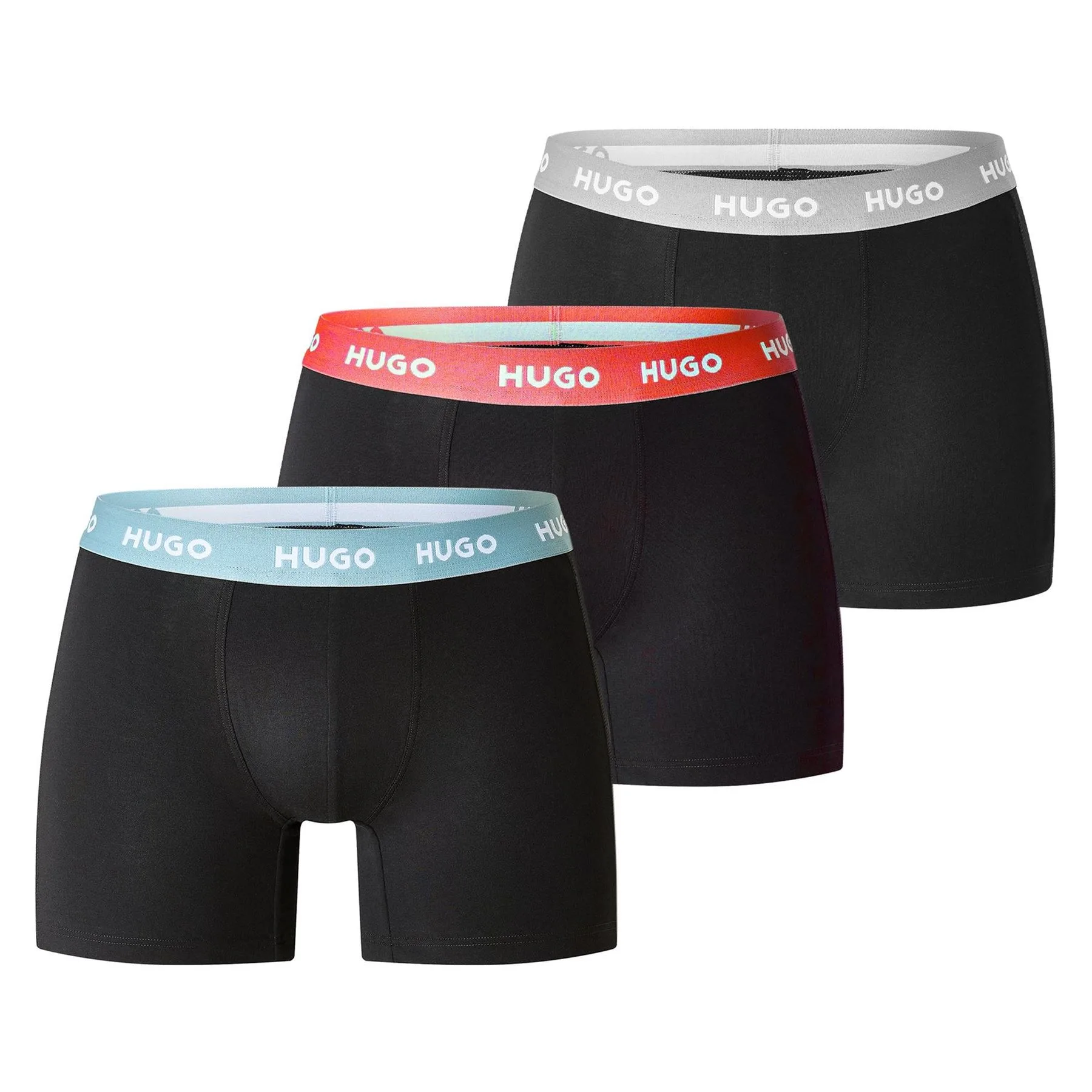 Hugo Mens Triple Pack Trunks In .Black - Size Medium - Hugo Boss - FashionsVida