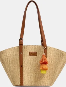 Bolso media luna Trish, cierre con cremallera, asa corta y logotipo en el frente - Pepe Jeans - FashionsVida
