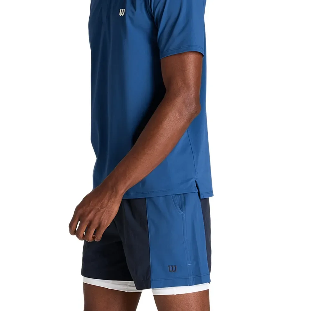 Tennis Volley 6´´ Shorts Classic Navy S - Wilson - FashionsVida